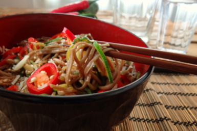 Готовлю собу с овощами вкуснее чем в японском ресторане: сочное пикантное блюдо за 20 минут