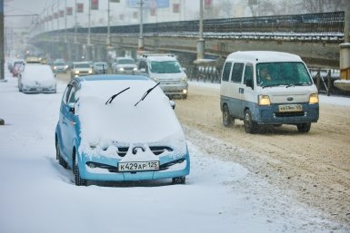 снег, снежный город, гололед, лед на дорогах, метель Дмитрий Осипчук, ИА PrimaMedia.ru