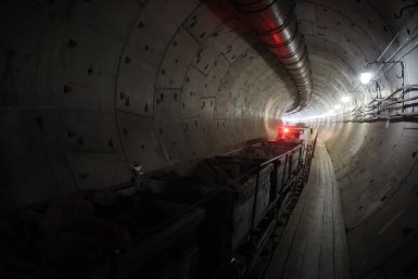 В Красноярске начали достраивать старый тоннель метро