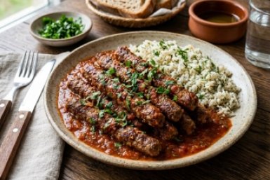 Никаких скучных котлет, делаю мясные палочки по-турецки: сок течет по рукам, а времени — всего 20 минут