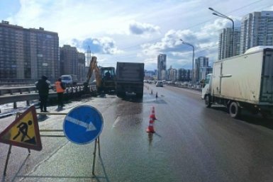 В Красноярске начался ремонт улицы Авиаторов