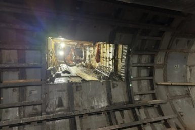 В Красноярске соединили старый и новый тоннели метро