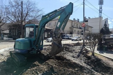 В Красноярске благоустраивают улицу Кирова