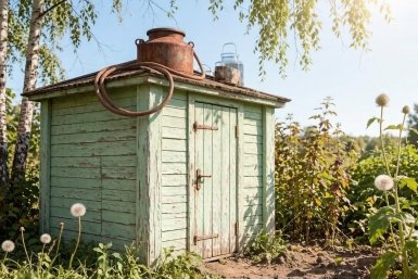 При переполнении дачного туалета - обязательно: 3 куска в яму - и отходы самоустранятся без запаха