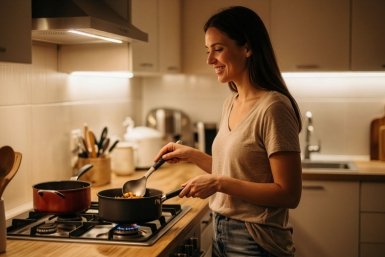 1 хитрость во время готовки - и кухня теперь всегда чистая: ни жира, ни липкого налета - спасение для тысяч хозяек