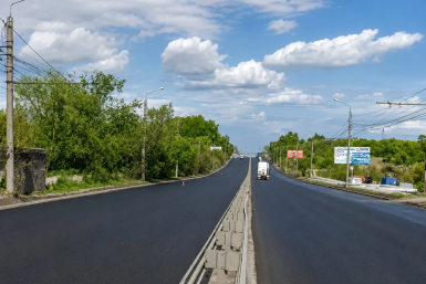 В Красноярске отремонтировали первые два участка дорог