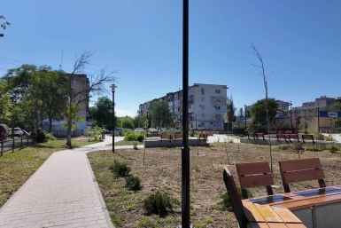 Общественники побывали в сквере Народный фронт Крыма