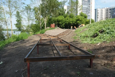 У Октябрьского моста в Красноярске появится новая набережная