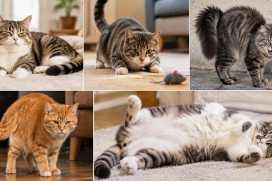 Кошачий язык тела Сгенерировано ИИ
